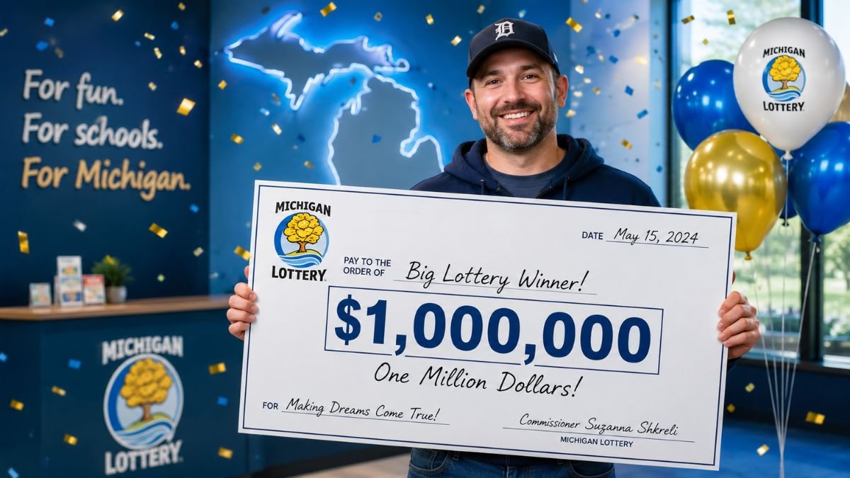 Michigan man $1 m lottery