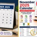 November 2025 Calendar